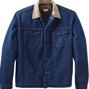 Wrangler Men's Tall Lined Denim Jacket